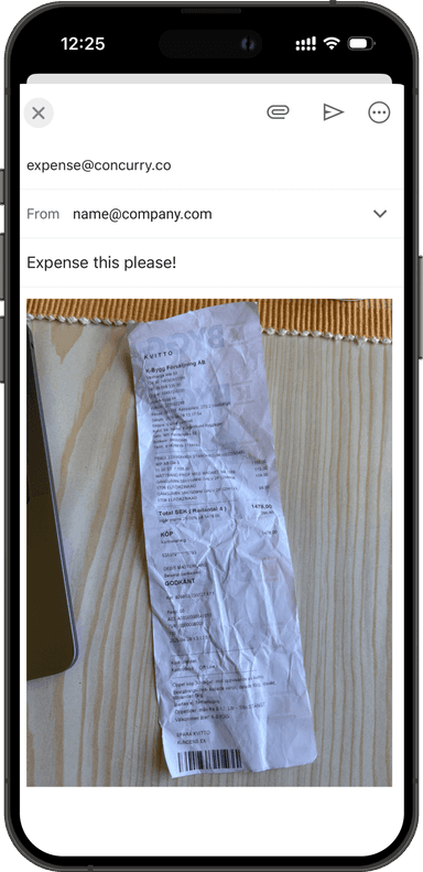 Concurry Email Mockup